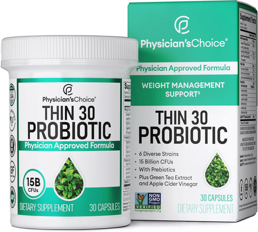 Physician's CHOICE Probiotics for Weight Management & Bloating- 30 count