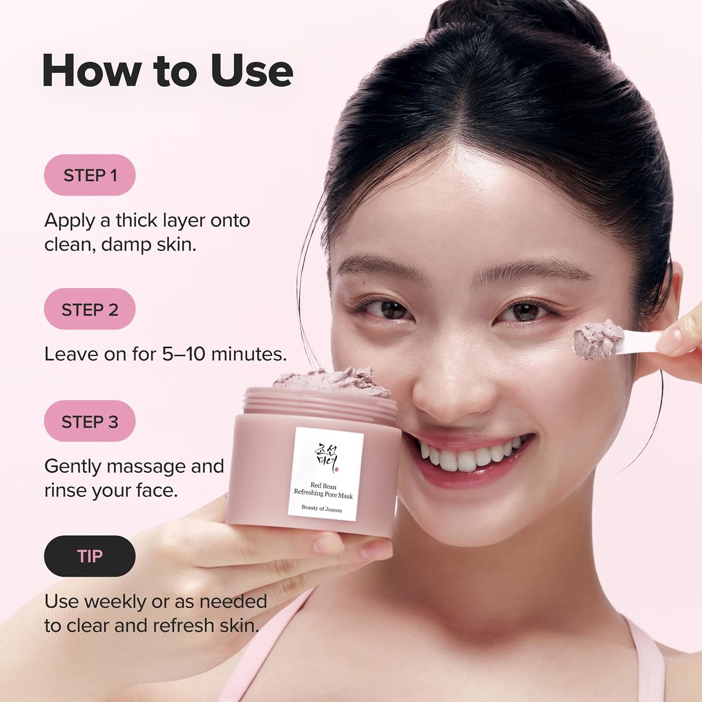 Beauty of Joseon Red Bean Pore Refreshing Mask Mud Cream - 4.73 fl.oz
