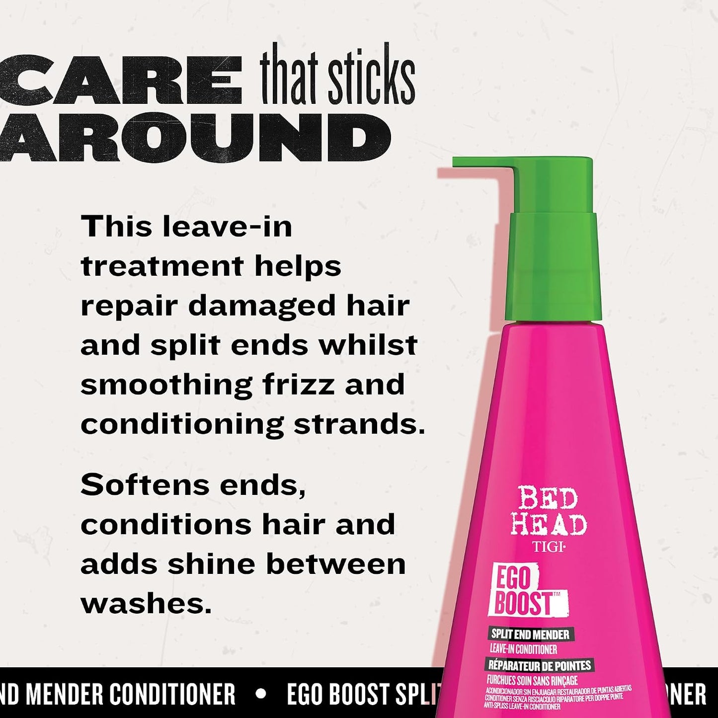 TIGI Bed Head – Ego Boost Leave-In Conditioner, + After Party Smoothing Cream