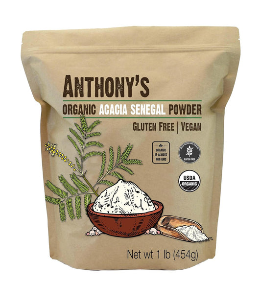 Anthony's Organic Acacia Senegal Powder, 1 lb