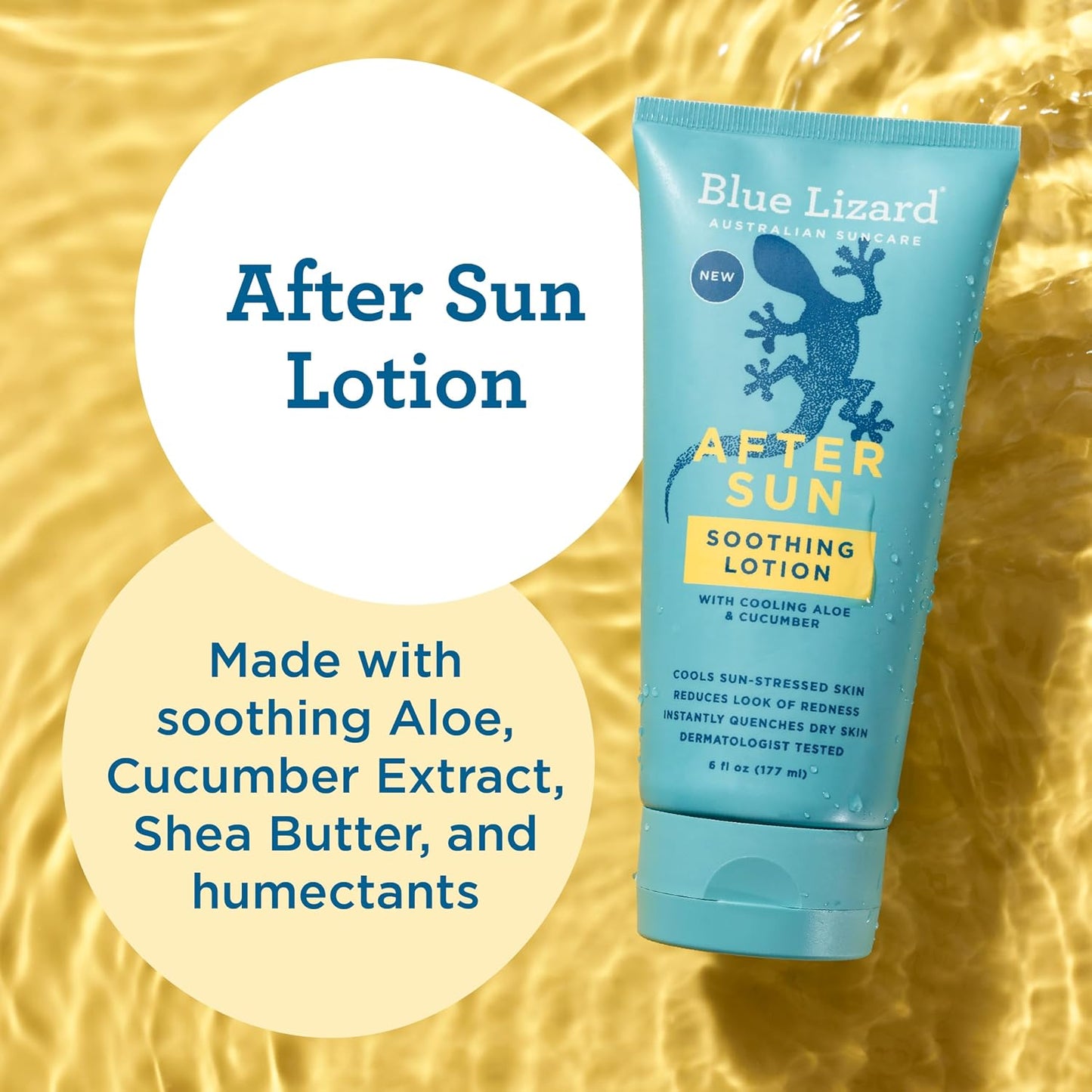 BLUE LIZARD After Sun Soothing Lotion -  6 oz