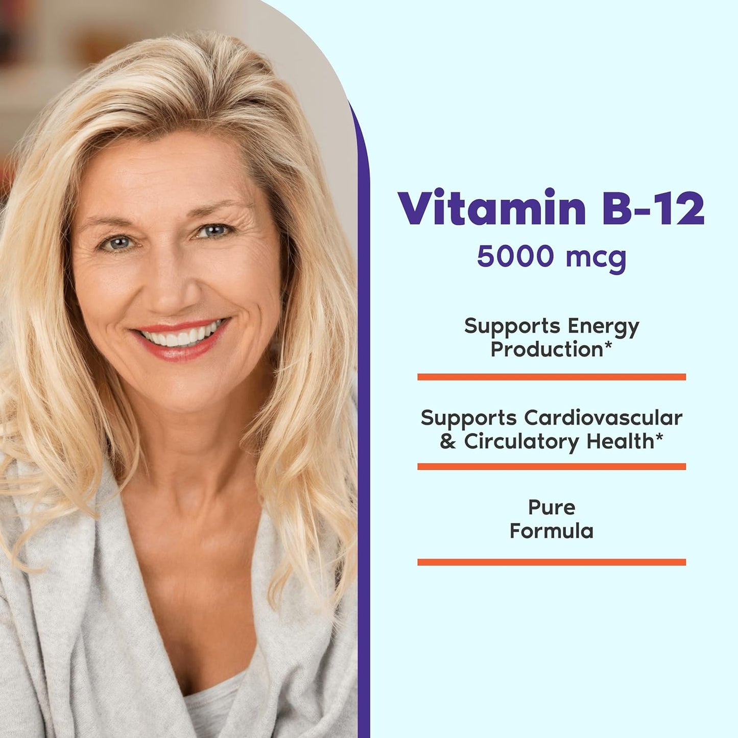 BESTVITE Vitamin B12 (Methylcobalamin) 5000mcg (240 Vegetarian Capsules)