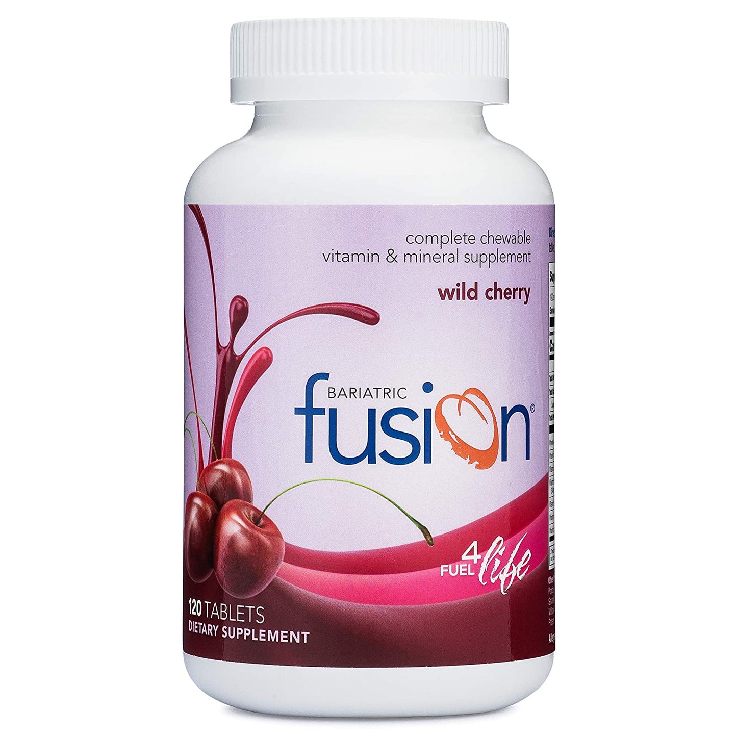 Bariatric Fusion Wild Cherry Complete Chewable Bariatric Multivitamin 120 Tablets