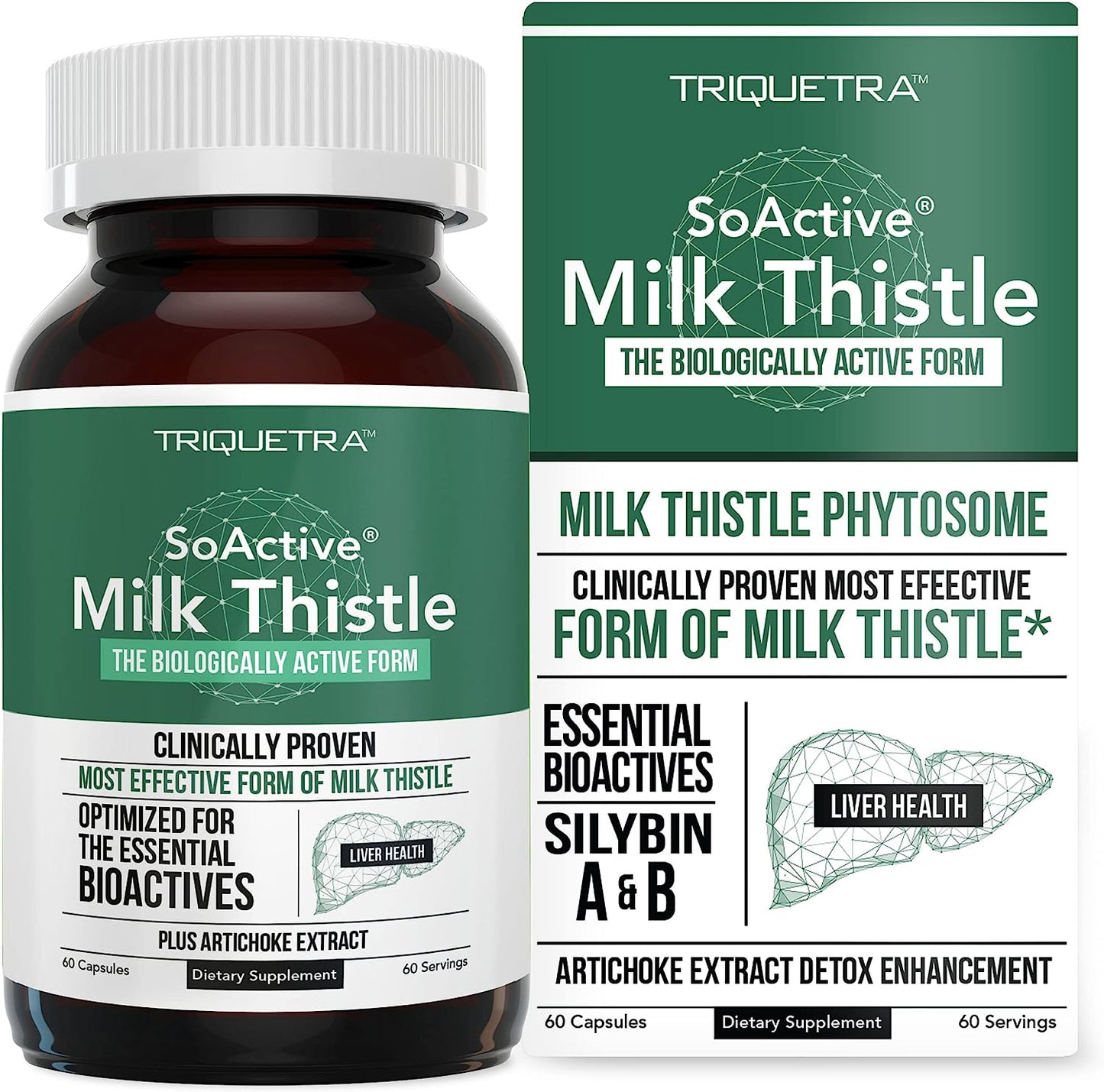 SoActive® Milk Thistle: Clinically Proven More Effective 60 capsules