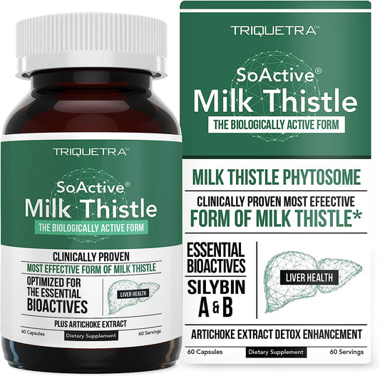 SoActive® Milk Thistle: Clinically Proven More Effective 60 capsules