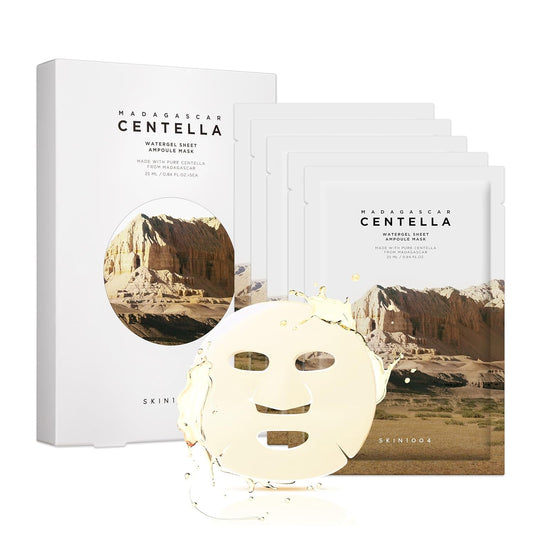 SKIN1004 Madagascar Centella Watergel Sheet Ampoule Mask, 5ea
