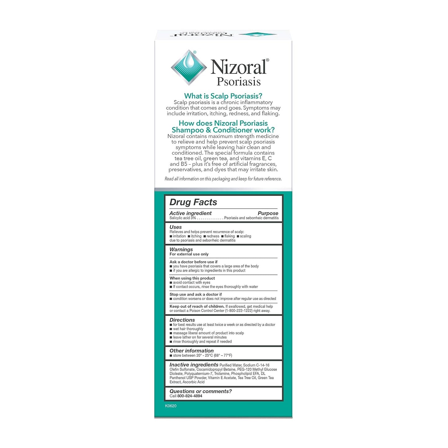 Nizoral Psoriasis Shampoo & Conditioner -11 Oz