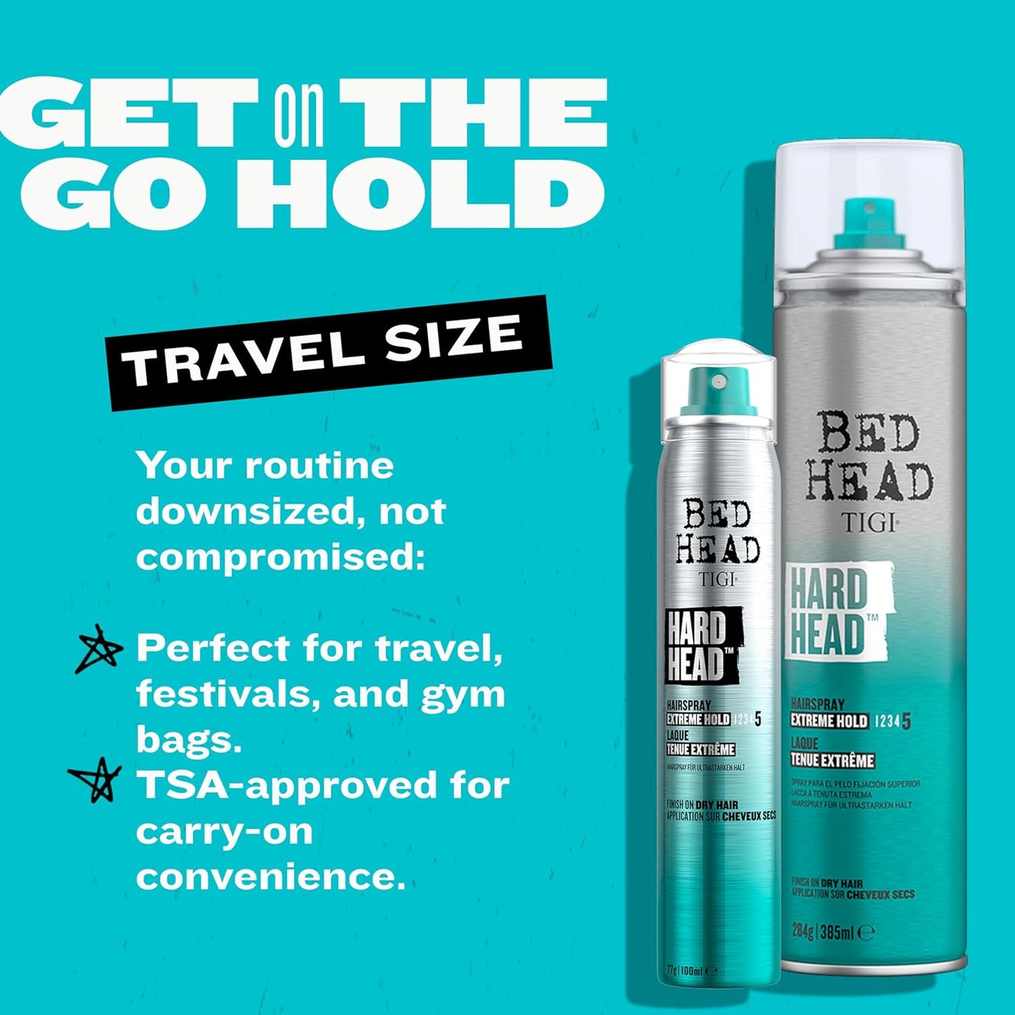 TIGI Bed Head Hard Head Hair Spray - 3 oz