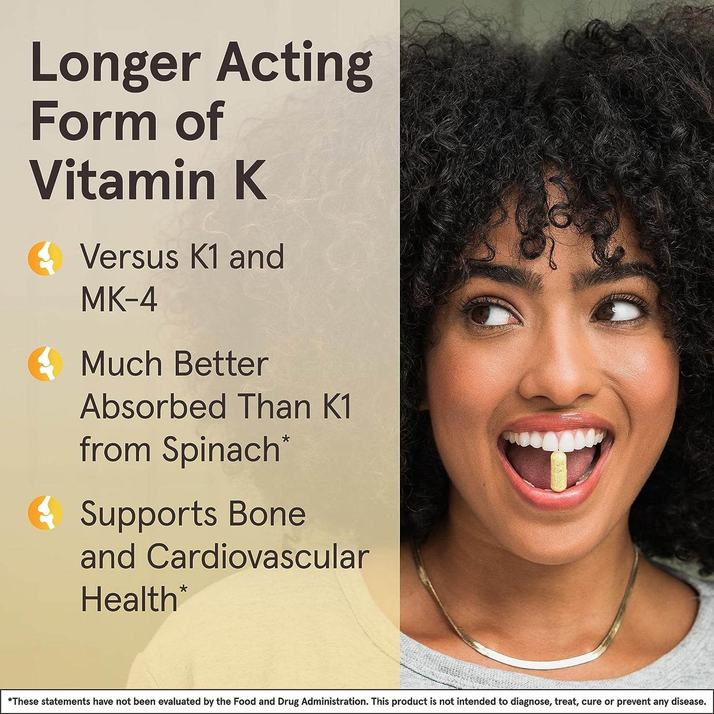 Jarrow Formulas MK- 7 - Bioactive Form of Vitamin K2  60 softgels