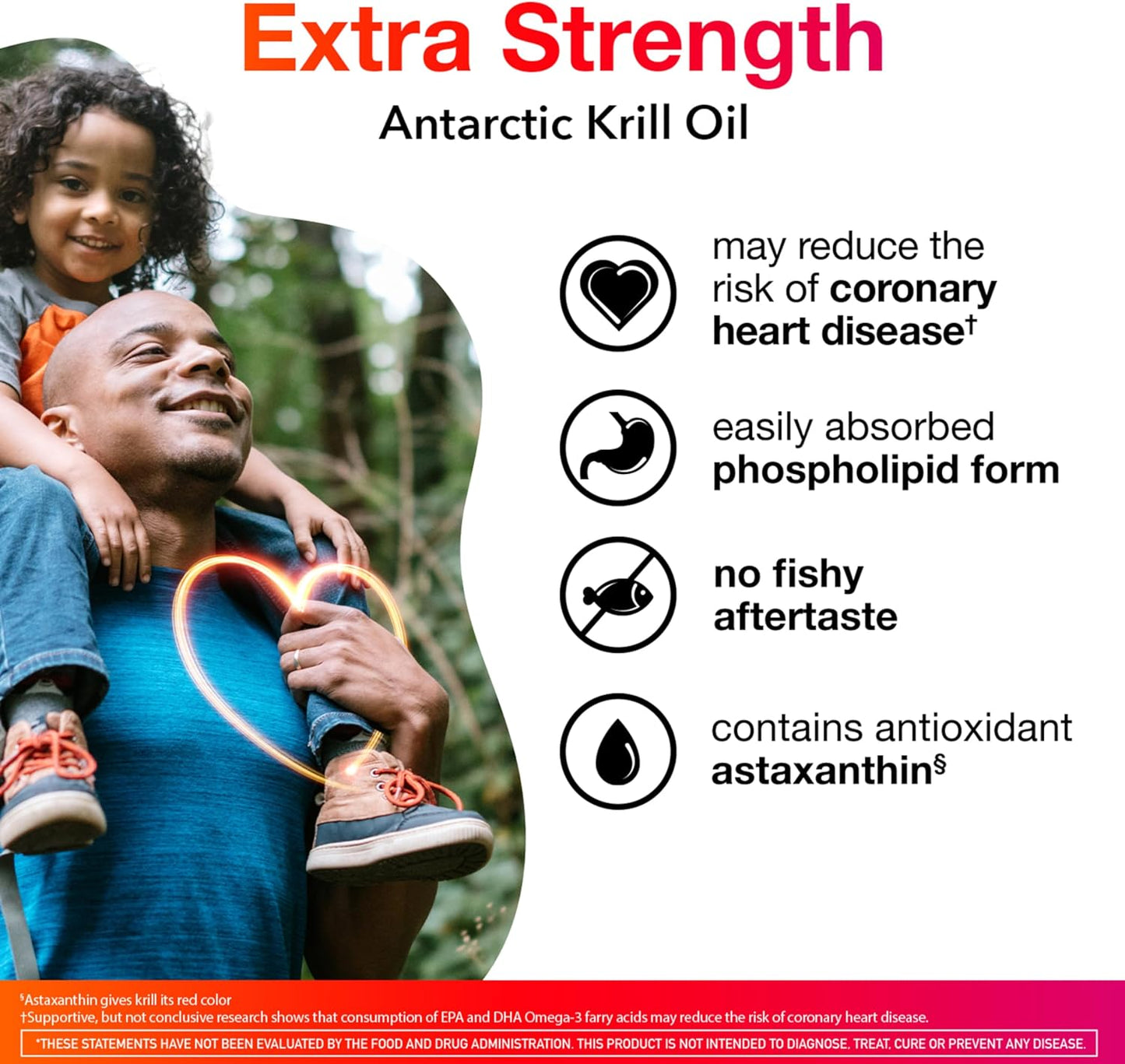 MegaRed Antarctic Krill Oil 500mg Omega 3 Fatty Acid Supplement,90 count