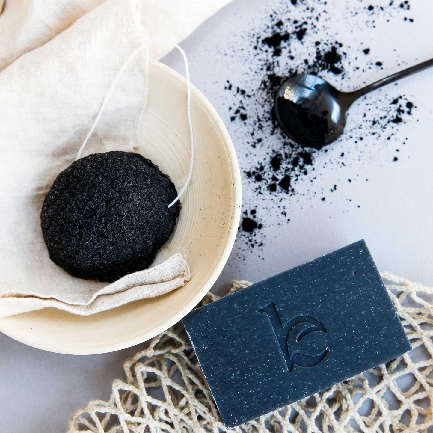 Peppermint Tea Tree Charcoal Facial Bar Soap