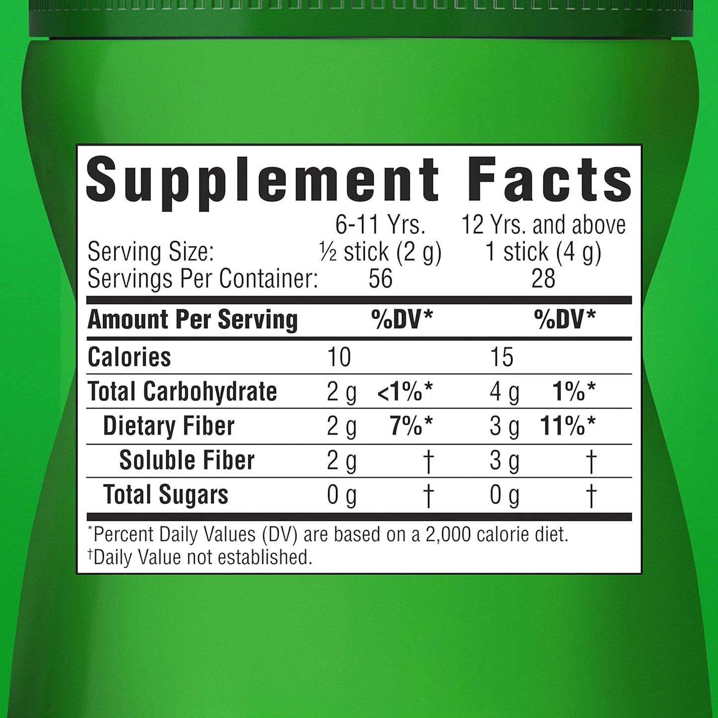 Benefiber On the Go Prebiotic Fiber Supplement Powder for Digestive Health,28 Sticks