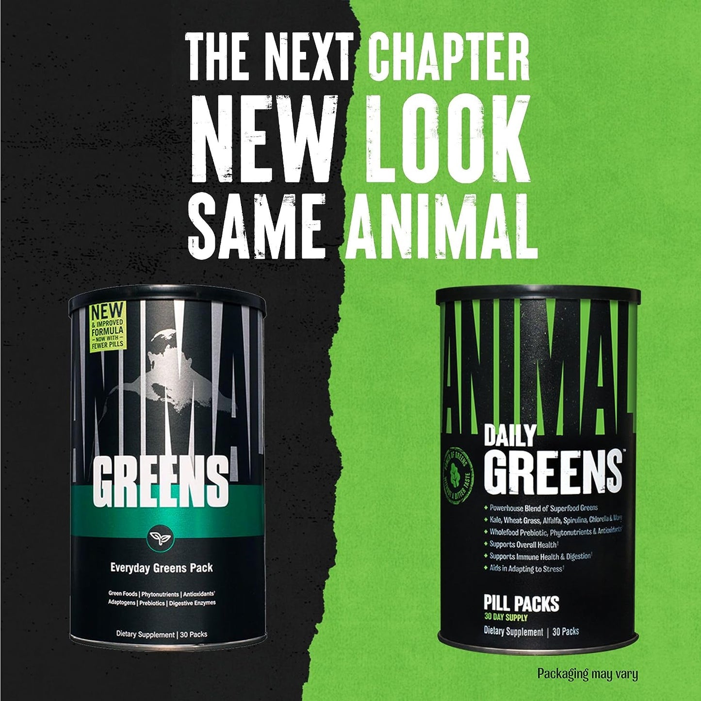 Animal Greens Pak - Chlorophyll, Spectra, Superfood Whole Food Prebiotic- 30 count