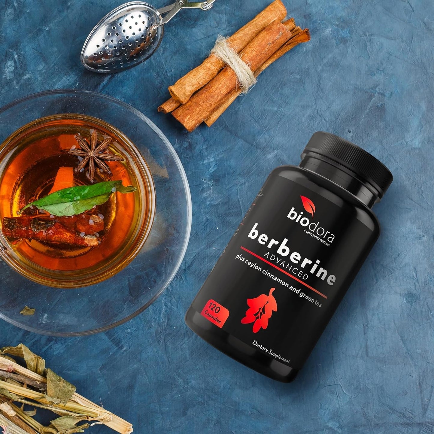 Biodora Berberine Advanced Plus with 1200mg Berberine 120 Capsules