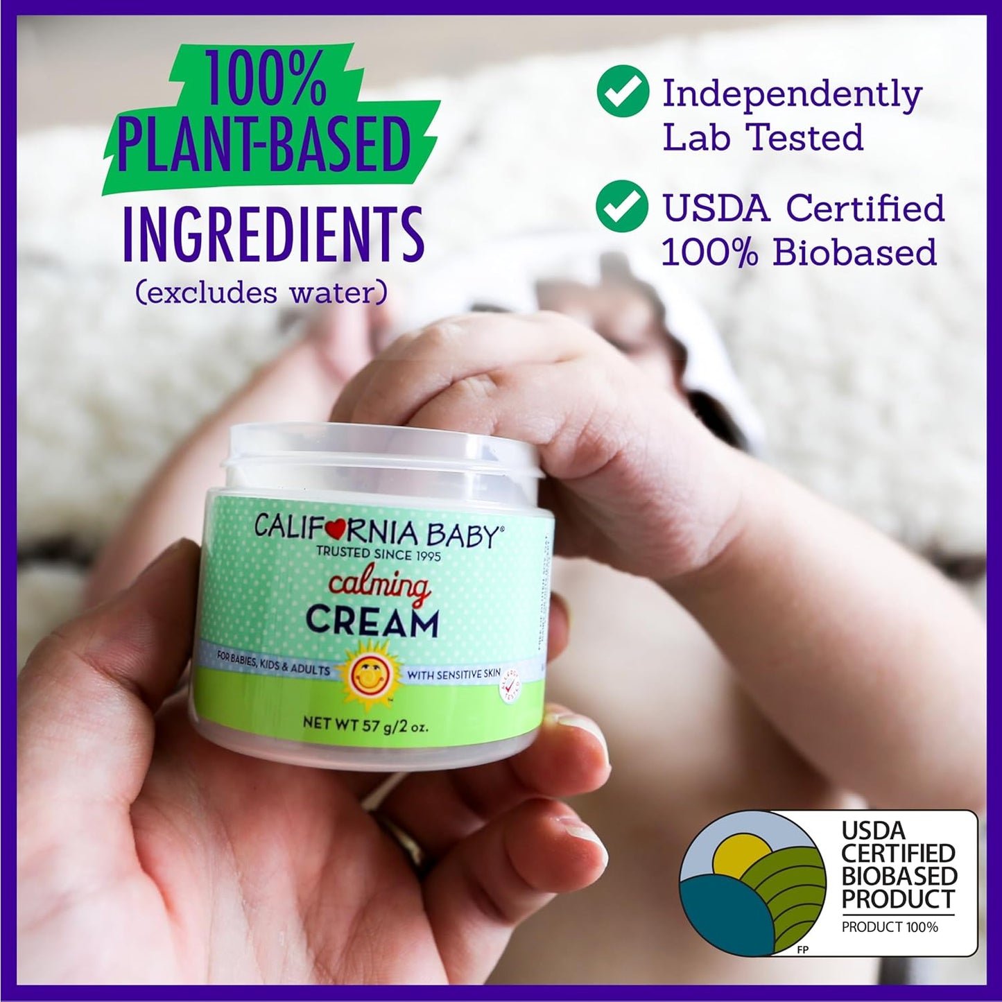 California Baby Calming Cream  2oz
