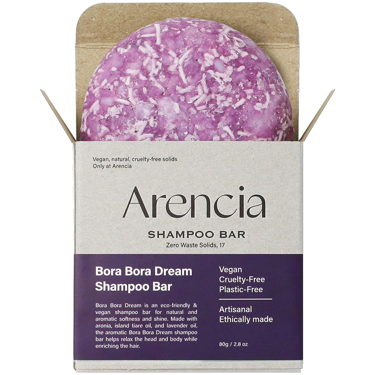 ARENCIA Bora Bora Dream Shampoo Bar -2.8 oz