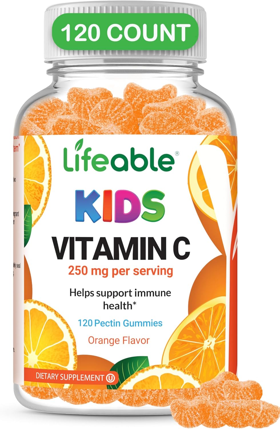 DOCTOR'S FINEST Vitamin C Gummies for Kids - 120 Jellies