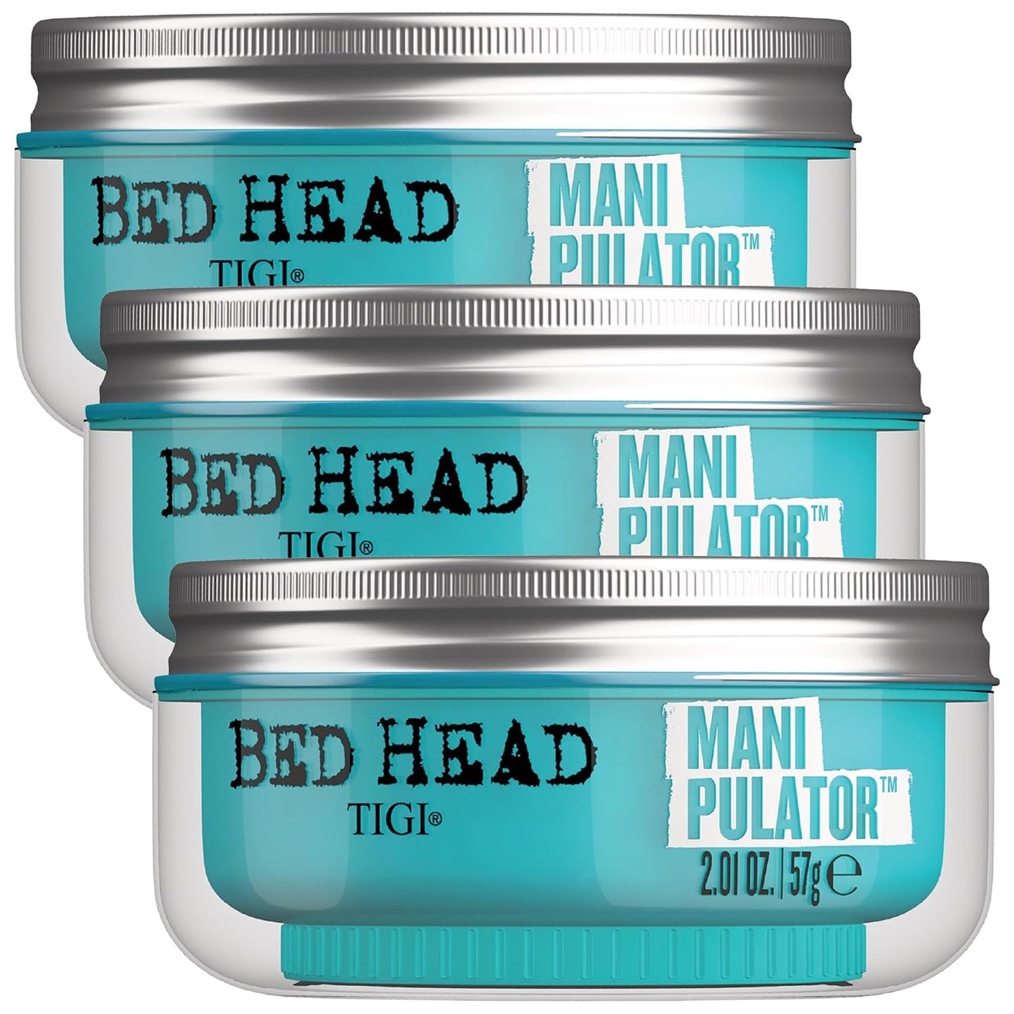 TIGI Bed Head Manipulator Hair Putty 3-Pack –2.01 Oz Ea
