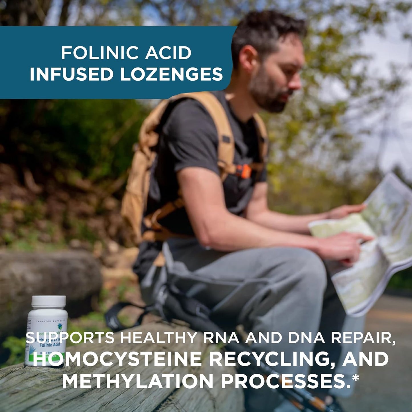 Seeking Health Hydroxo B12  complex with Folinic Acid - Supplement  - 60 Lozenges