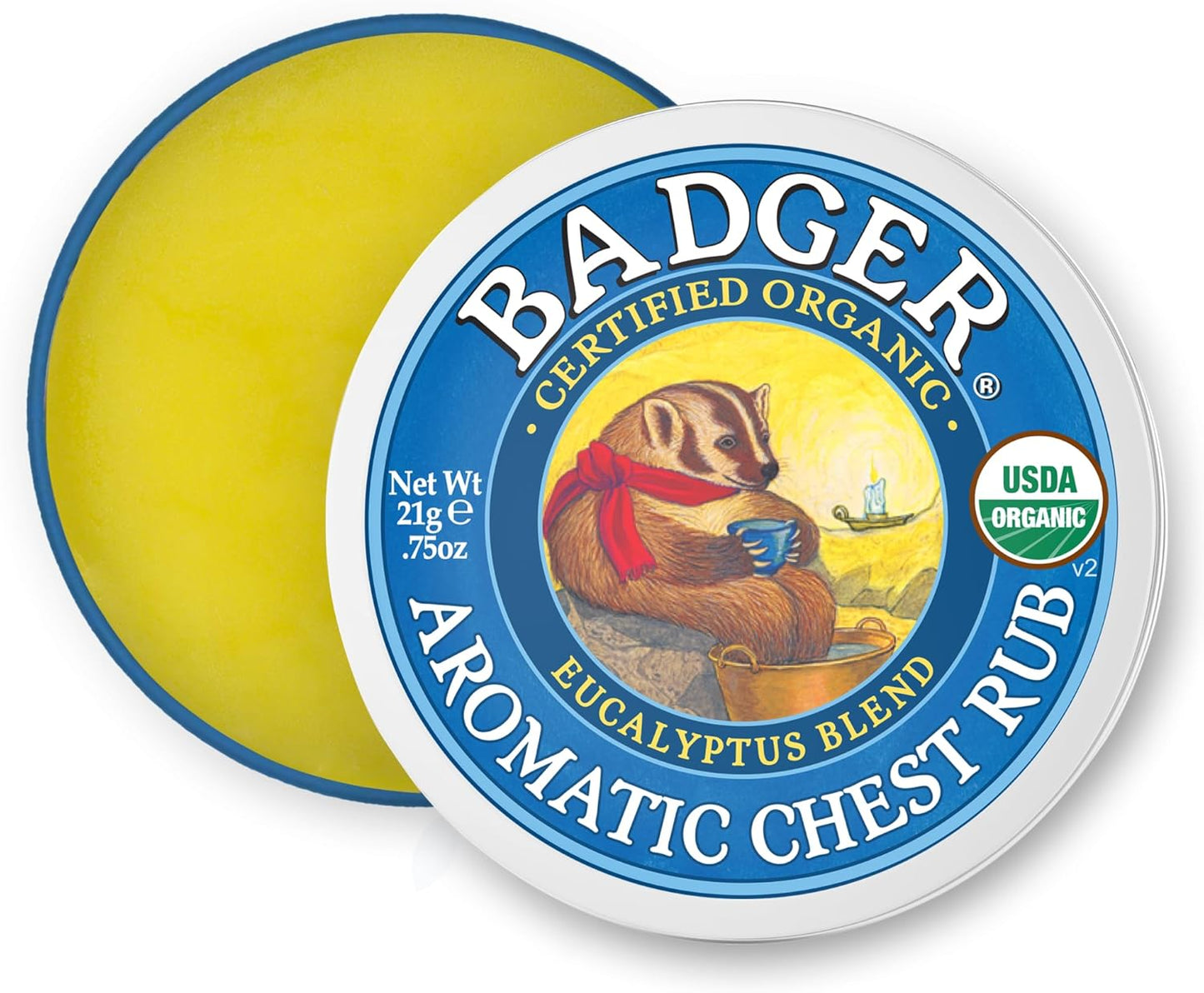 Badger Aromatic Chest Rub -  .75 oz Tin