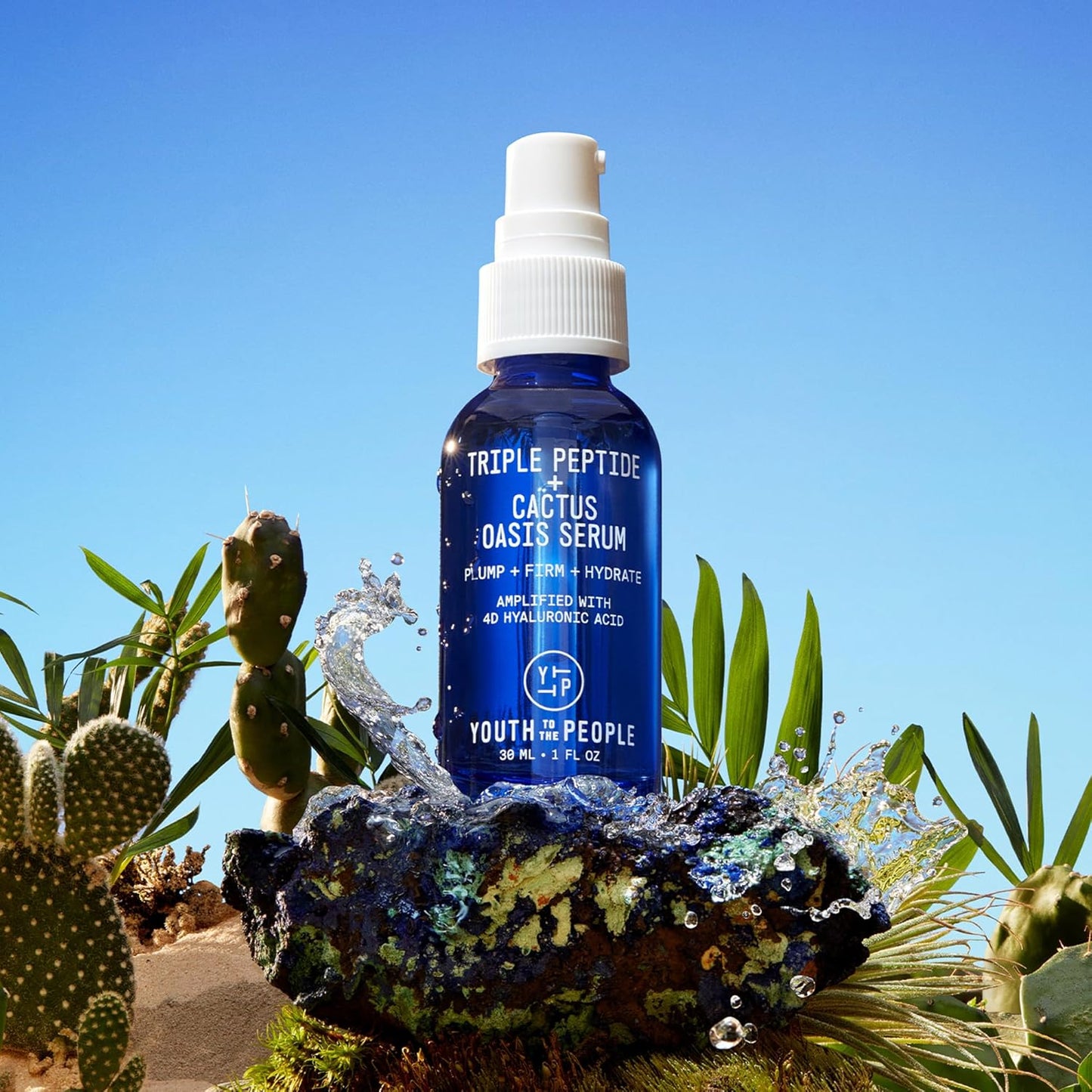 Youth To The People Triple Peptide + Oasis Face Serum - 1 fl oz