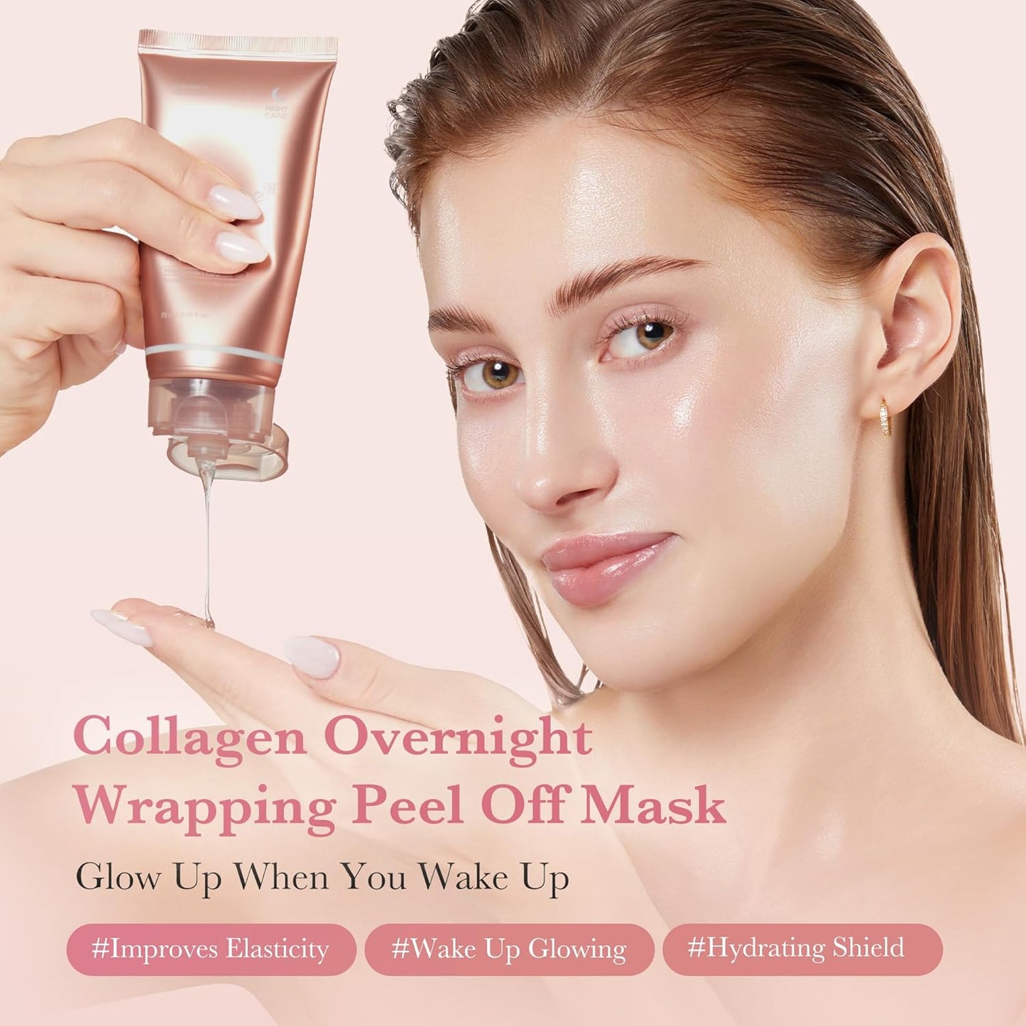medicube Collagen Overnight Wrapping Peel Off Facial Mask - 2.53 fl.oz