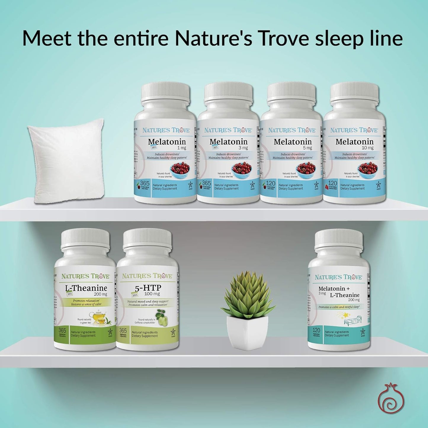Melatonin 1mg by Nature's Trove - 365 EZ-Chew Tablets