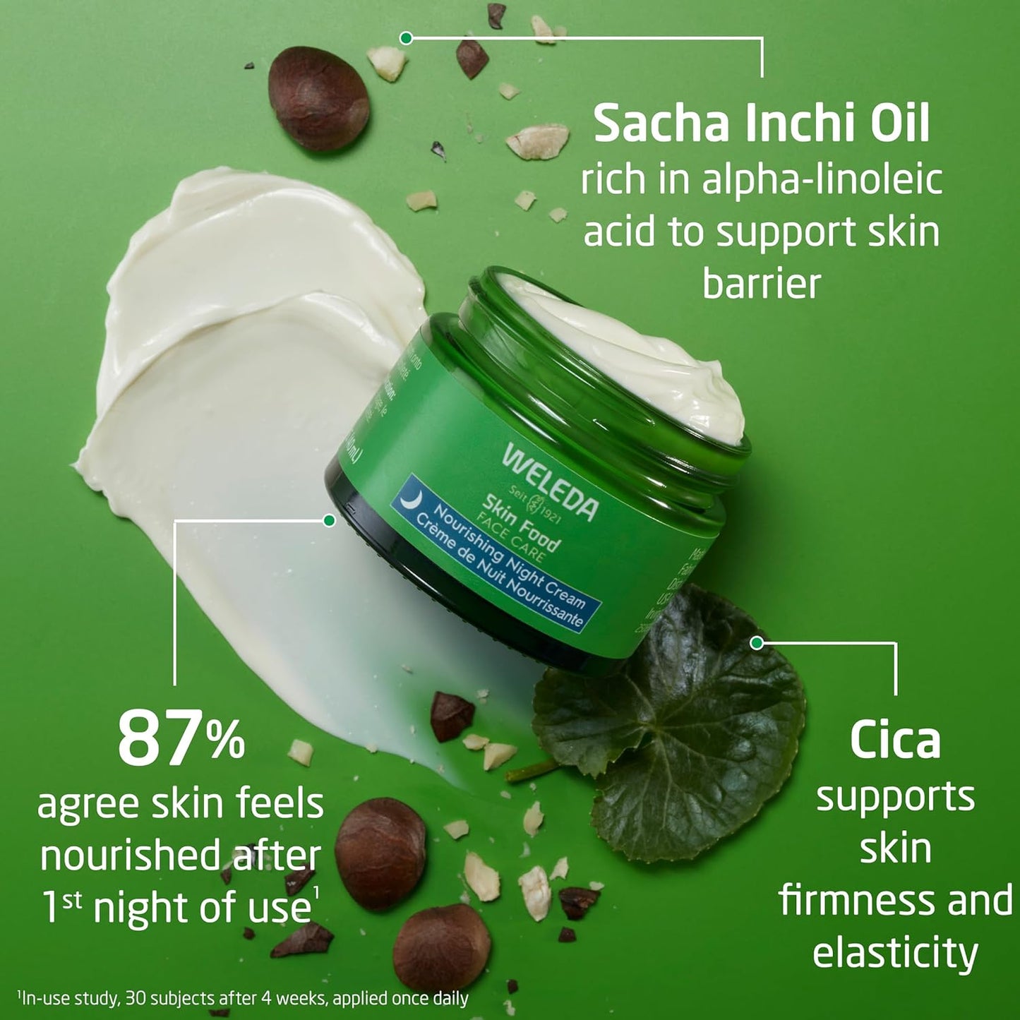 Weleda Skin Food Face Care Nourishing Night Cream, 1.3 Fluid Ounce