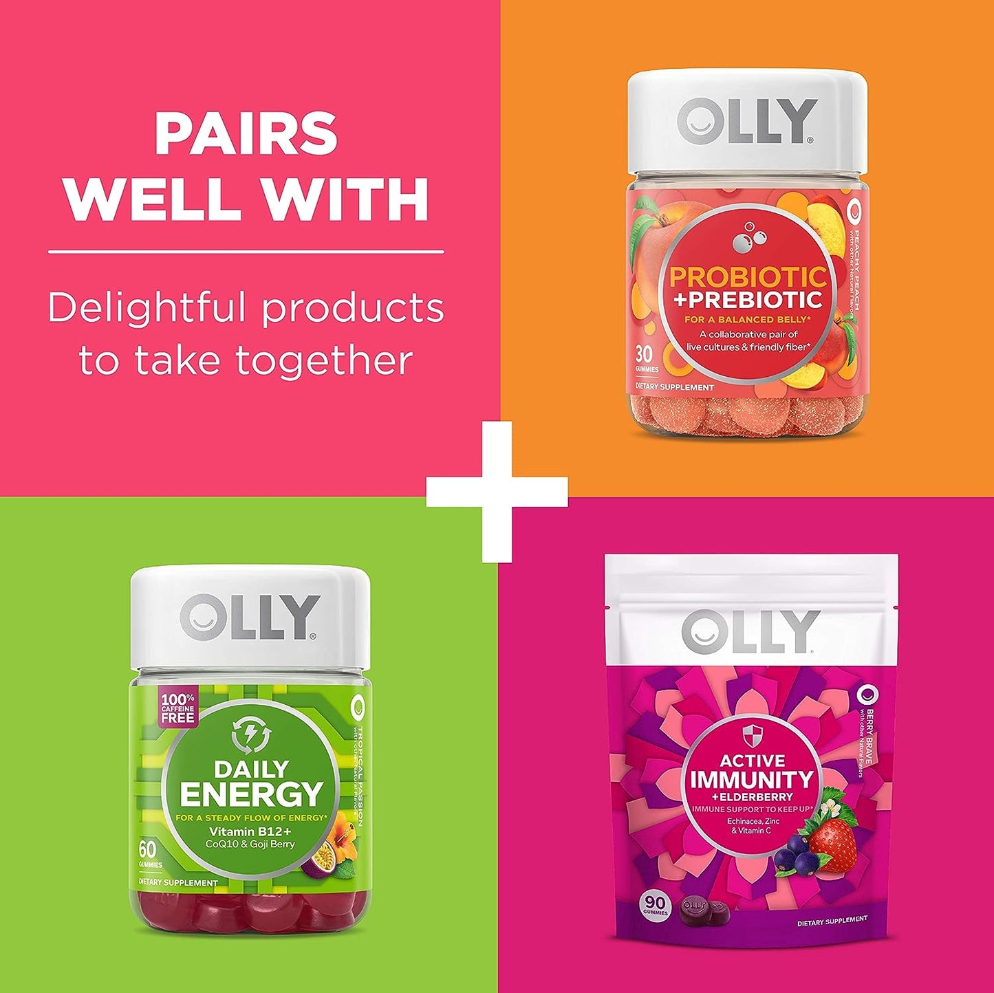 OLLY Ultra Strength Prenatal Multivitamin Softgels, Supply-60 Count