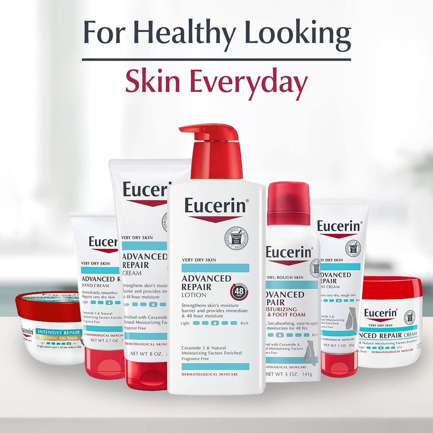 Eucerin Advanced Repair Body Cream for Very Dry Skin ,8 Oz Tube