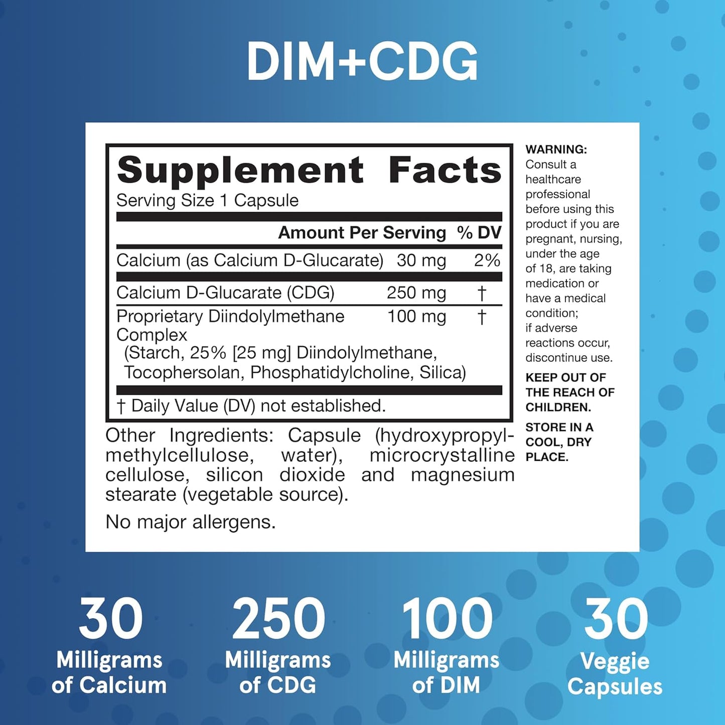 Jarrow Formulas - DIM + CDG 30 Veggie Capsules