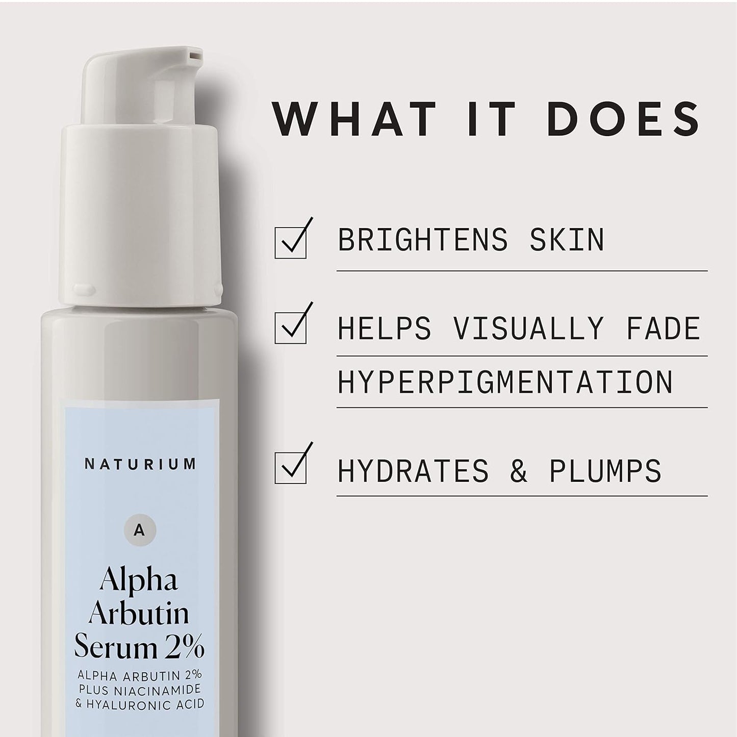 Naturium Alpha Arbutin Serum 2% Niacinamide & Lemon - 1 oz