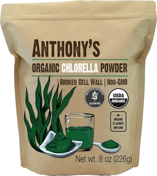Anthony's Organic Chlorella Powder, 8 oz