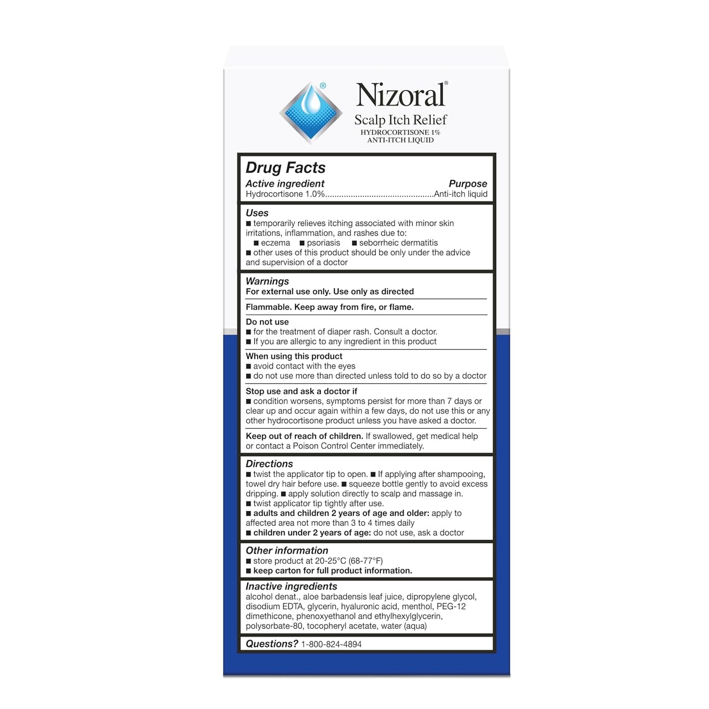 Nizoral Scalp Itch Relief Liquid, Maximum Strength - 2 Fl Oz