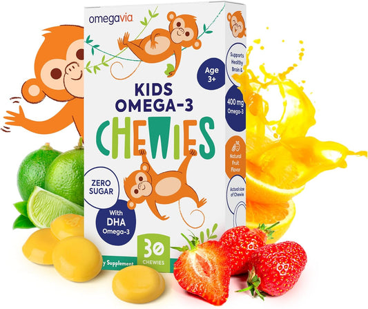 OmegaVia Omega 3 Chewies,  - 30 Individual Packets