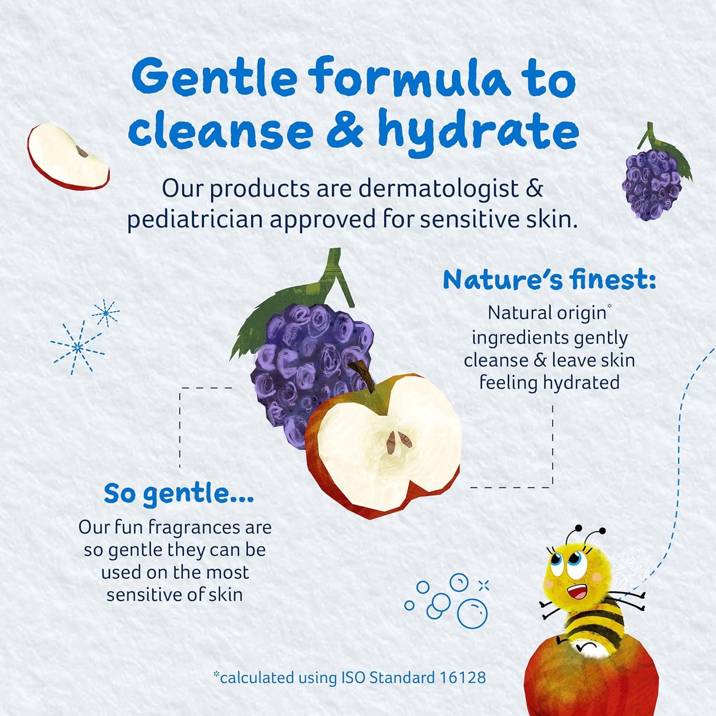 Childs Farm, Kids Hair & Body Wash for Dry Blackberry & Organic Apple - 8.4 Fl Oz