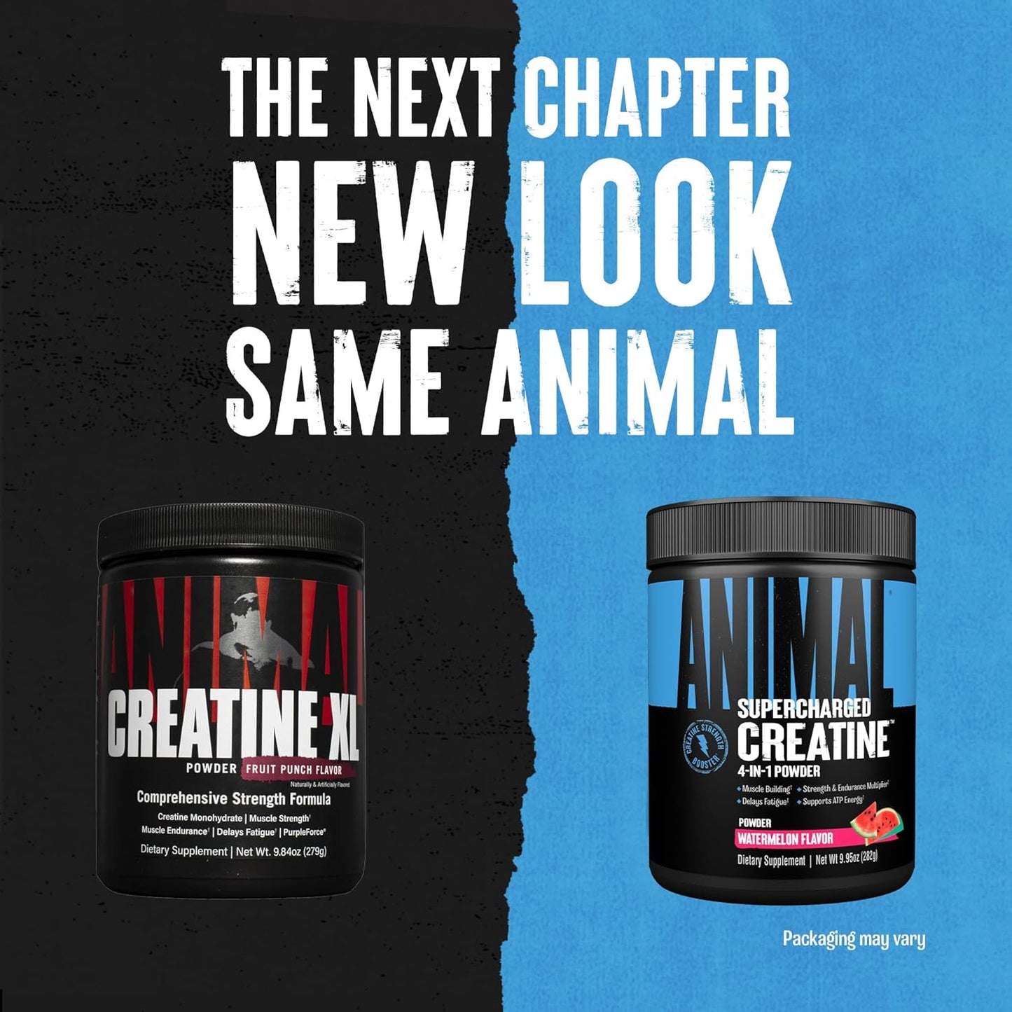 Animal Supercharged Creatine Powder - Enhanced Creatine Monohydrate Supplement 9.95 OZ