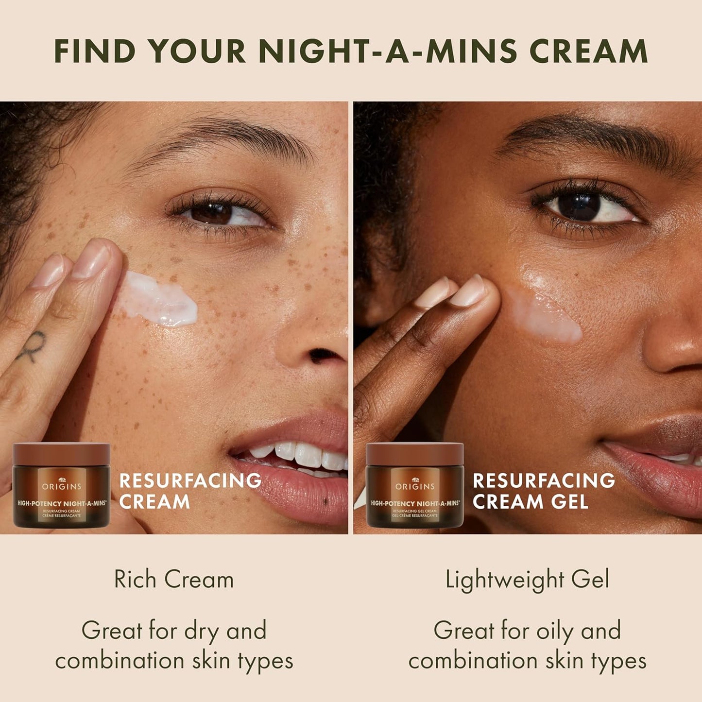 Origins High-Potency Night-A-Mins Resurfacing Face Moisturizer - Night Cream -  1.7 Fl Oz