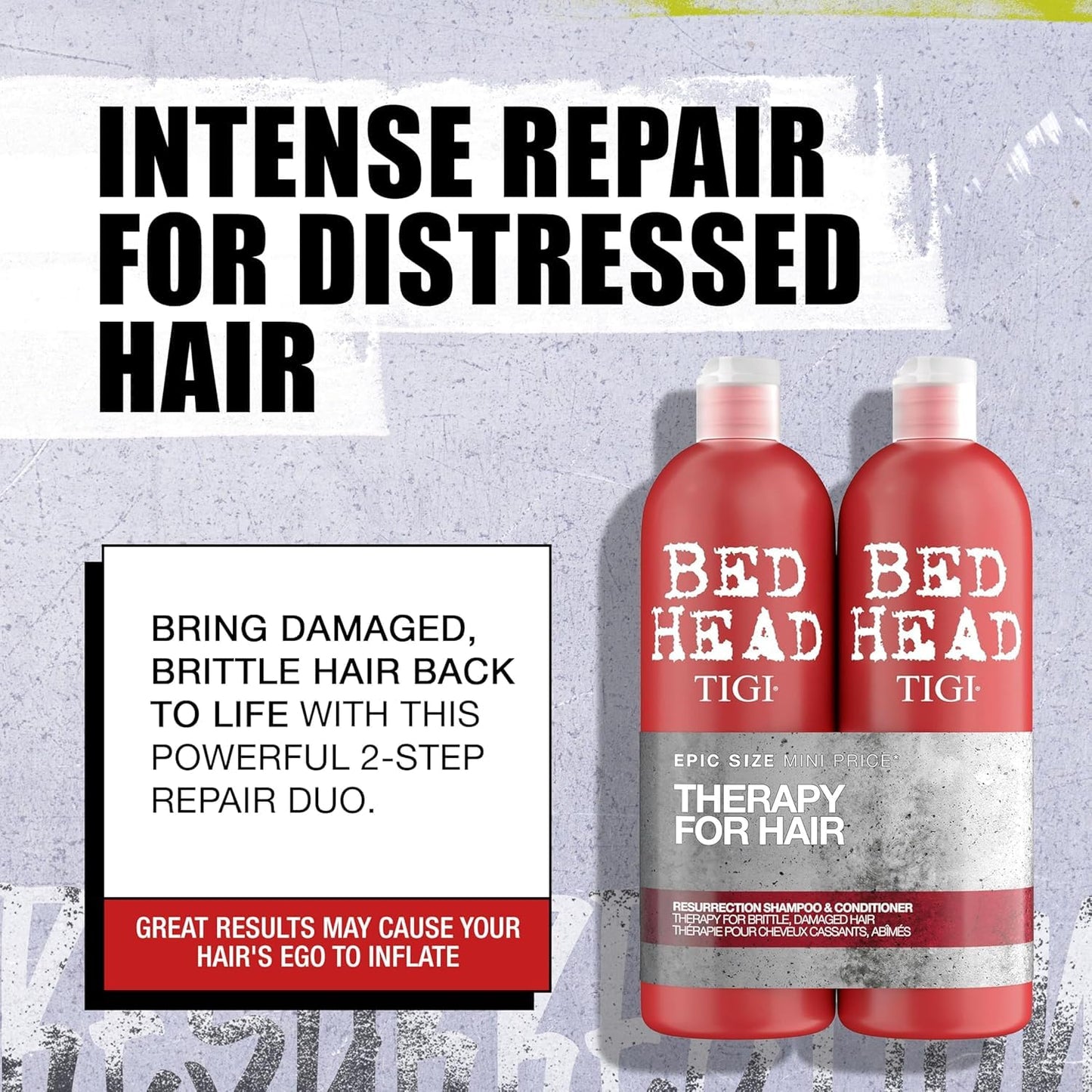 Bed Head Tigi Urban Anti+dotes Resurrection Shampoo Damage Level 3 - 25.36 Ounce