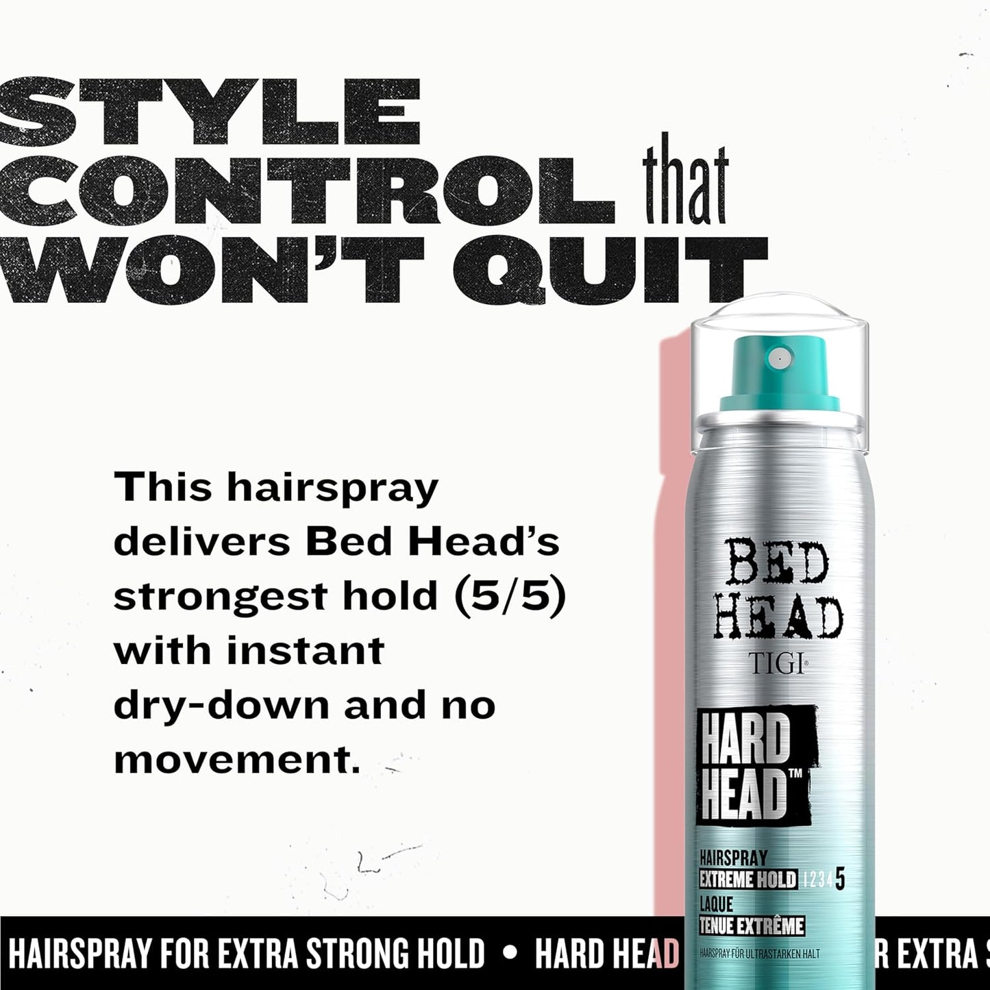 TIGI Bed Head Hard Head Hair Spray - 3 oz