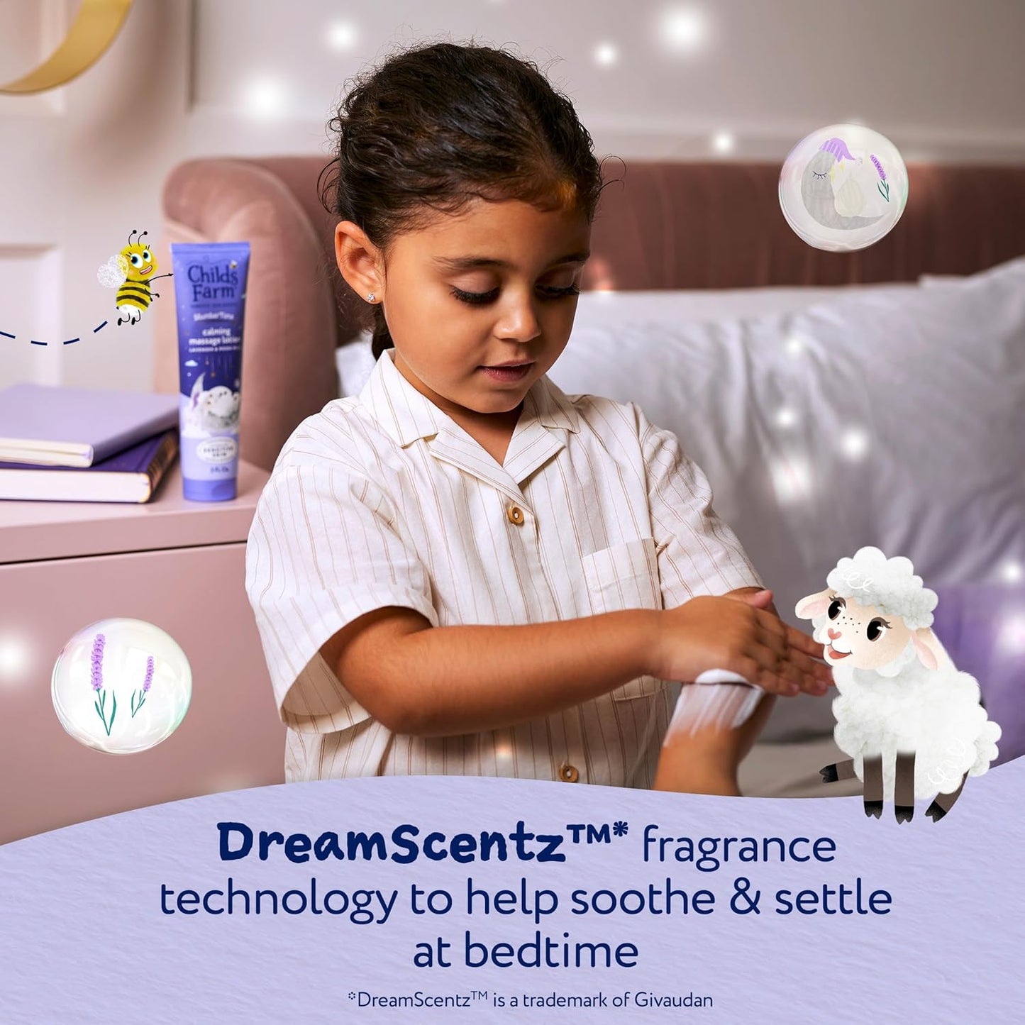 Childs Farm SlumberTime Calming Massage Lotion, Lavender & Moon Milk - 5 fl oz