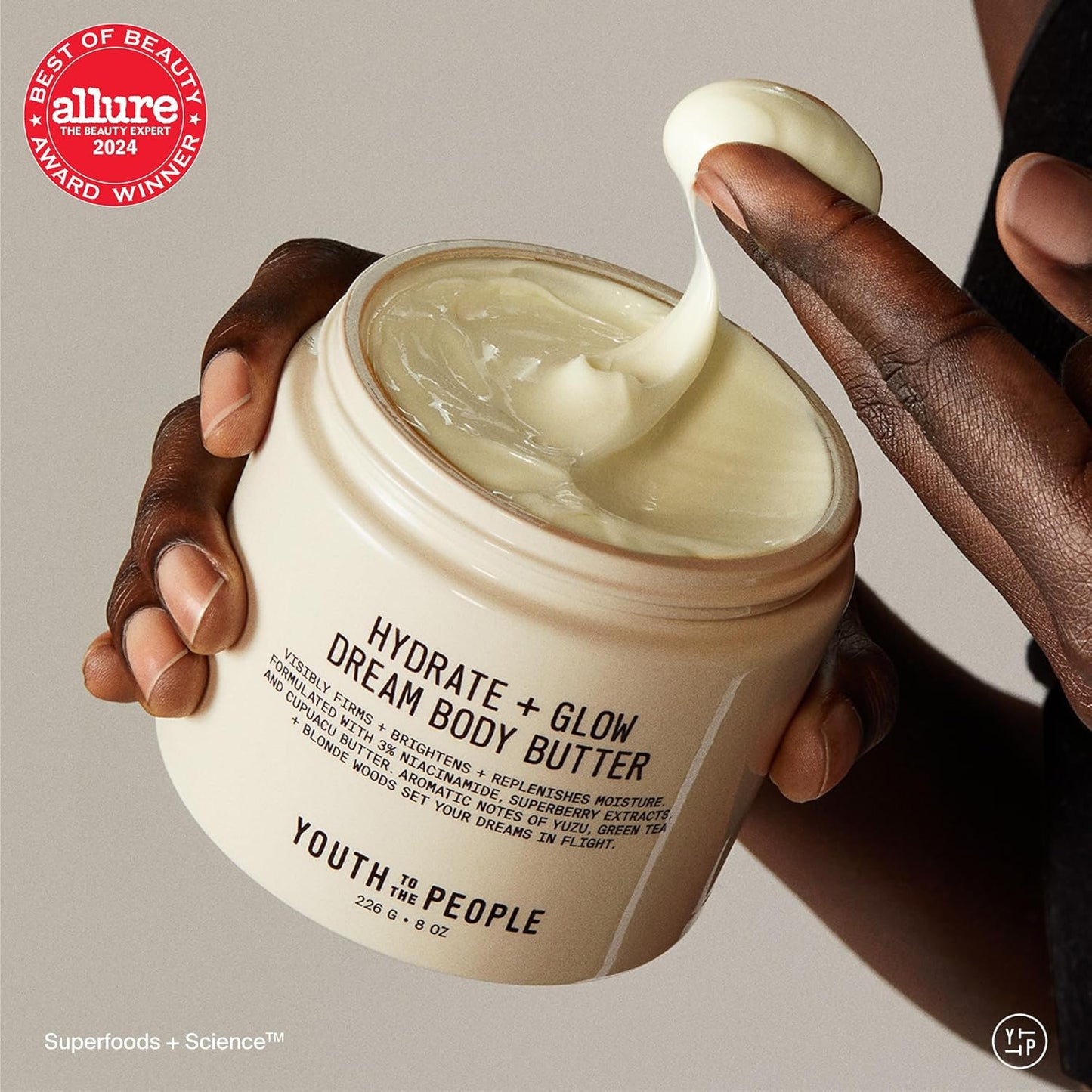 Youth To The People Superberry Hydrate + Glow Dream Body Butter  - 1.7 oz