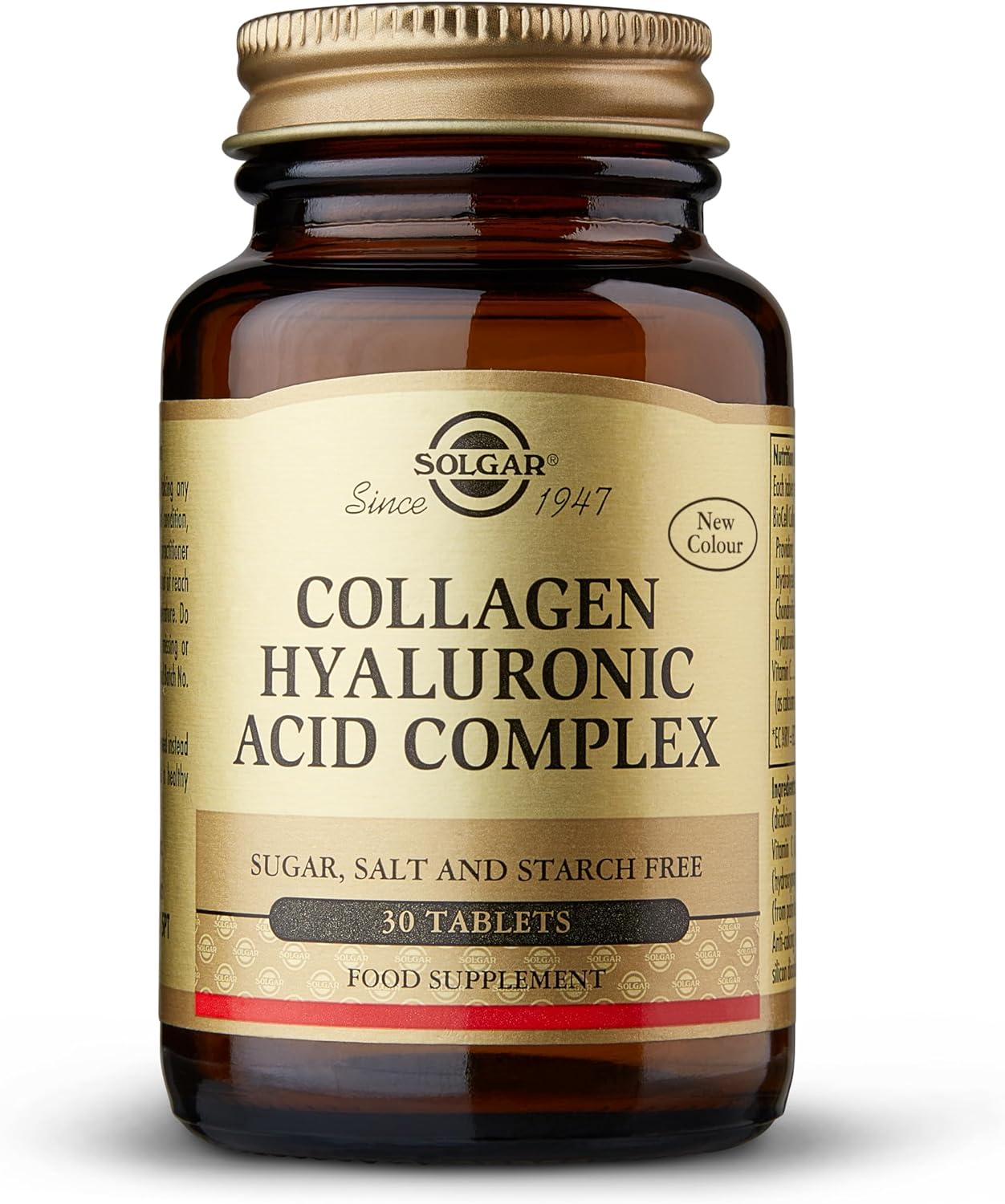 Solgar Collagen Hyaluronic Acid Complex, 30 Tablets