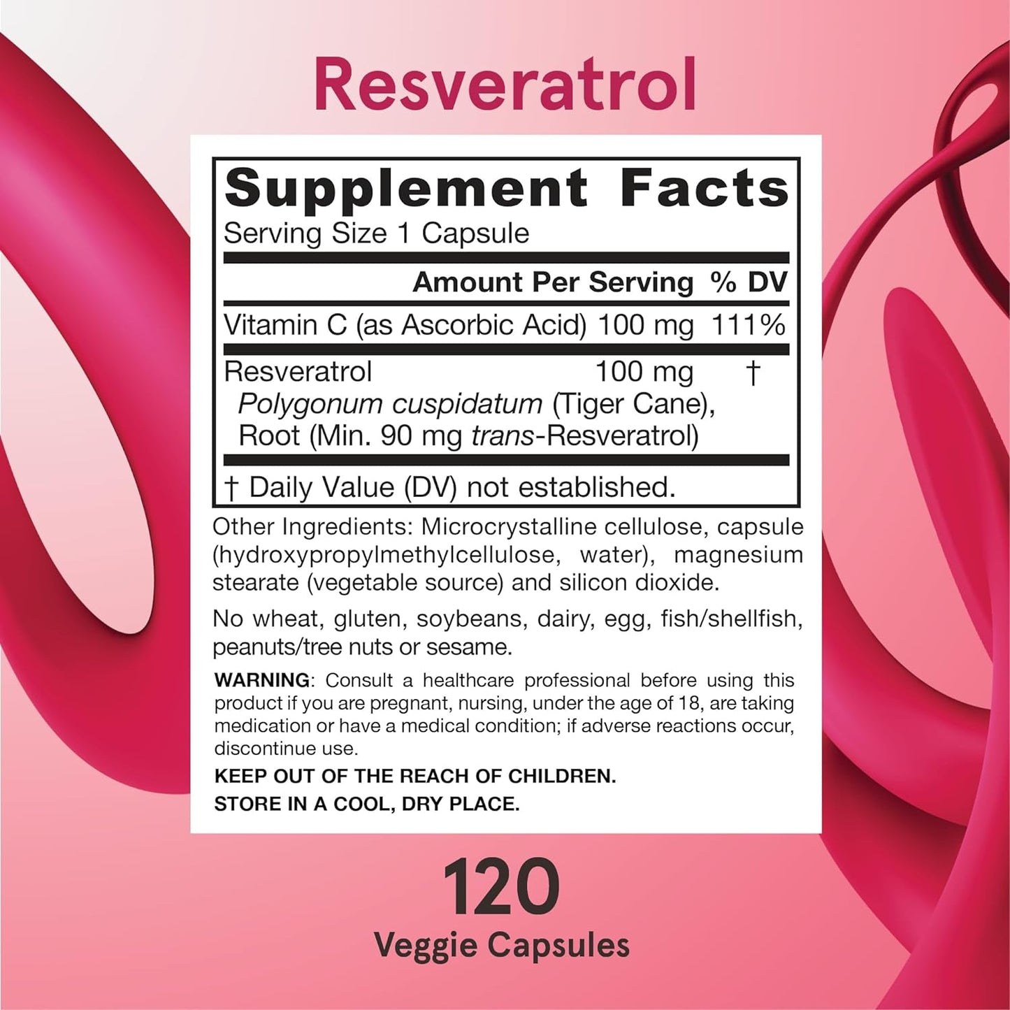 Jarrow Formulas Resveratrol  120 Veggie Caps