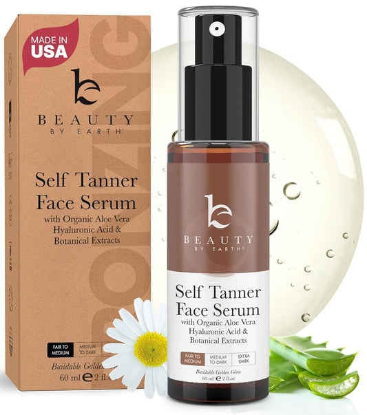 Beauty by Earth  Face Tanner Serum 2 fl oz