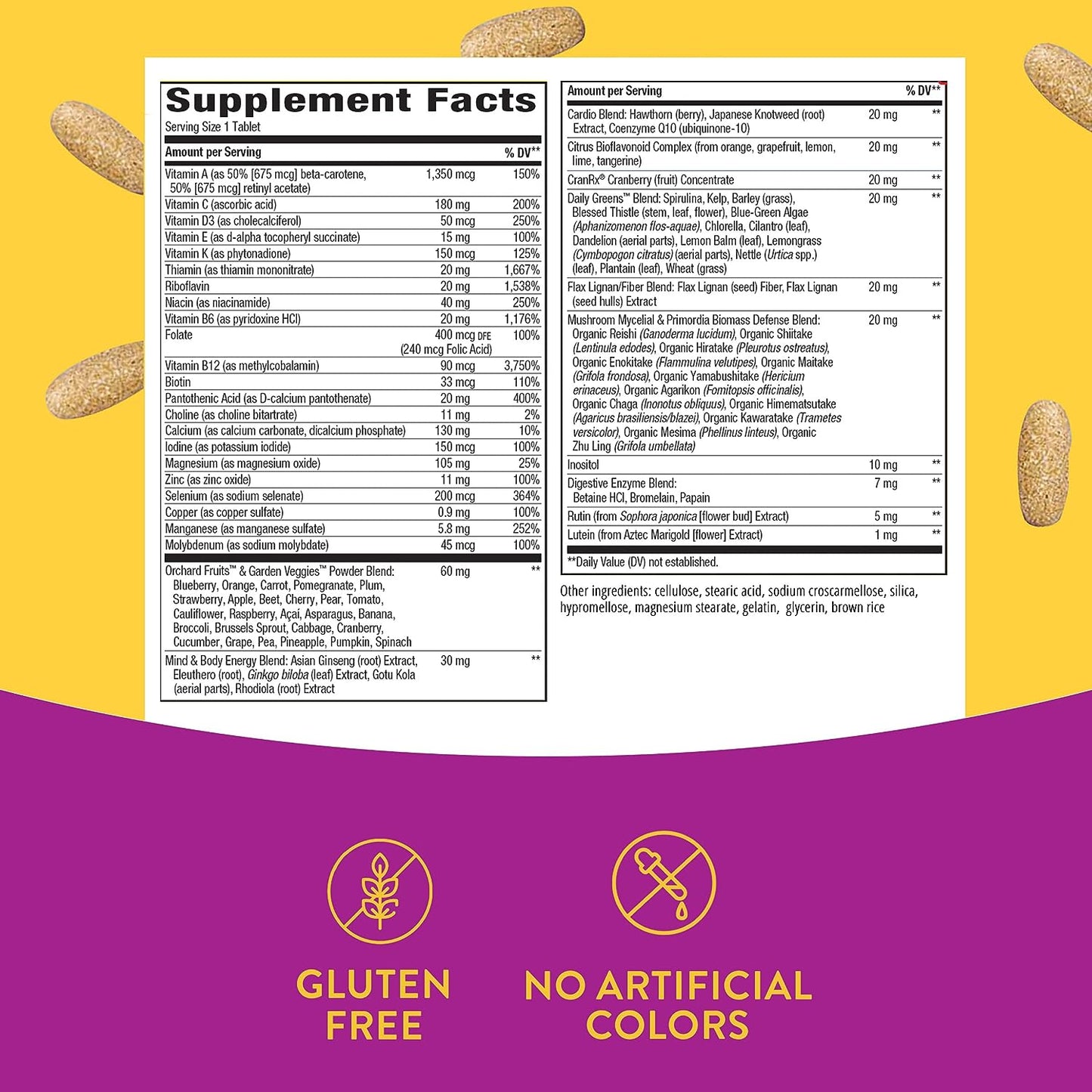 Nature’s Way Alive! Women’s 50+ Ultra Potency Complete Multivitamin, 60 Tablets