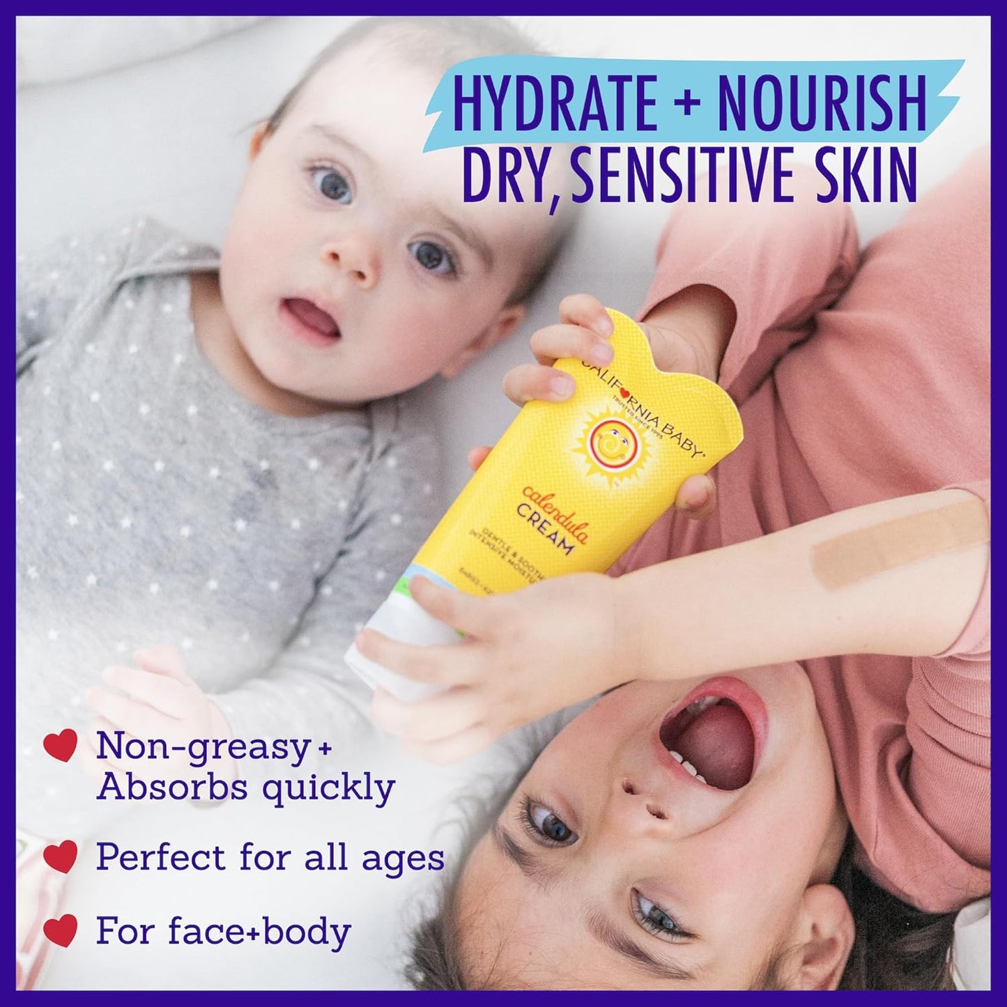 California Baby Calendula Cream Soothing Baby Cream 1.8 oz