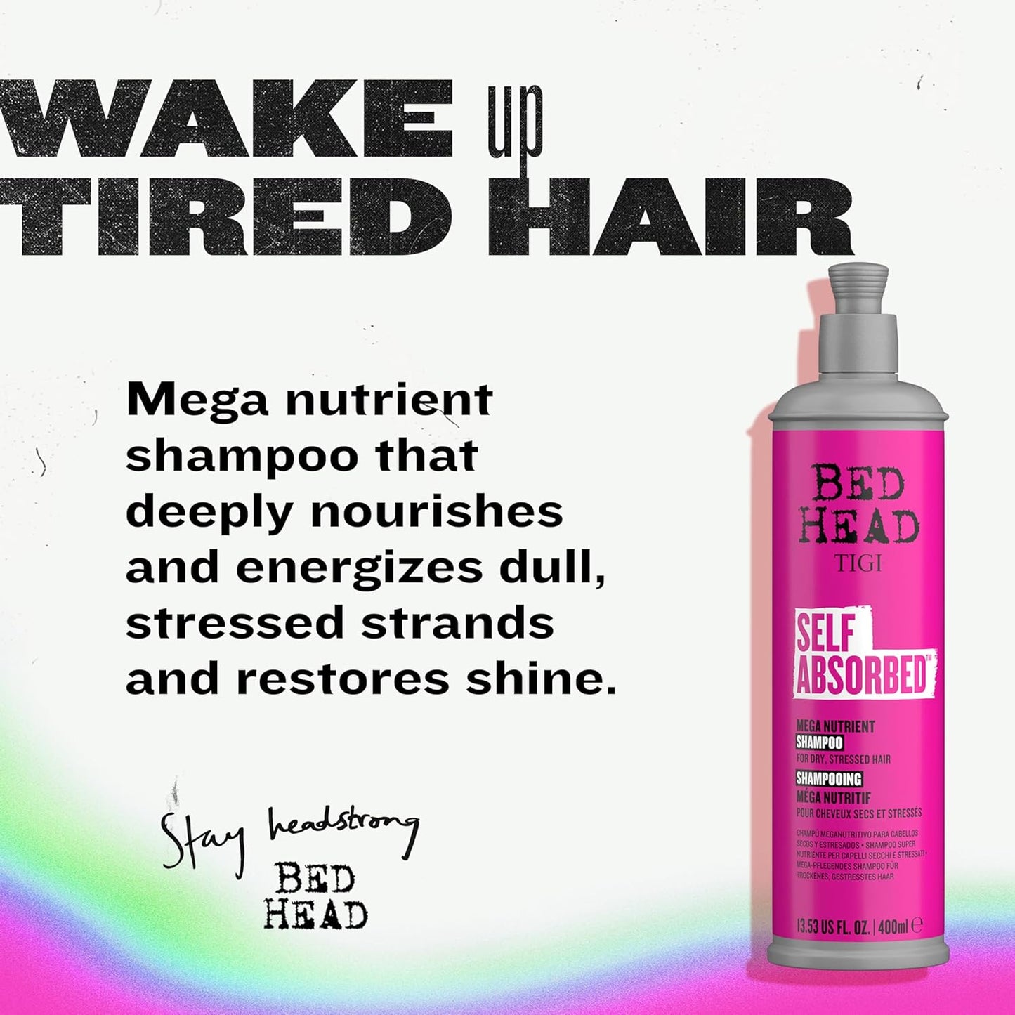 Bed Head by TIGI Self Absorbed Shampoo and Conditioner - 25.36 Fl oz, 2 Pack