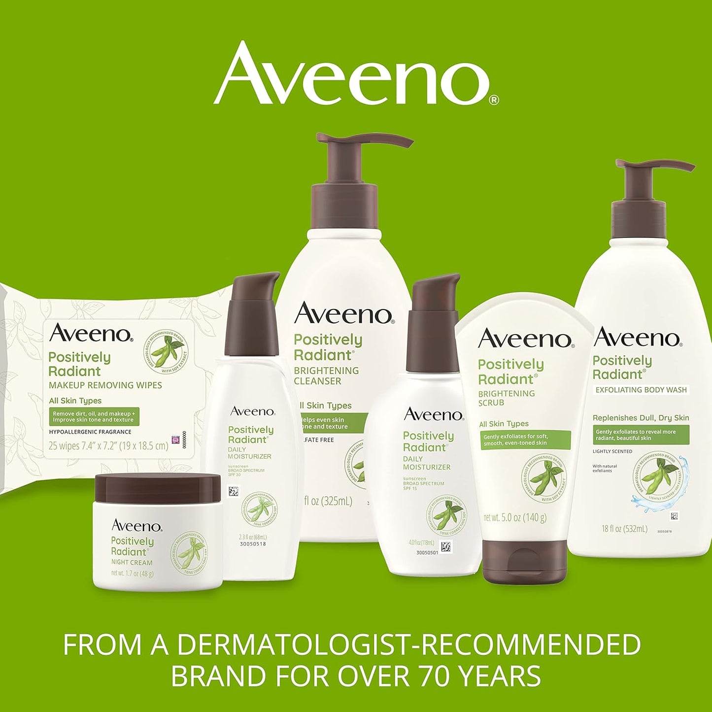 Aveeno Positively Radiant Brightening Facial Cleanser - 11 Fl. Oz