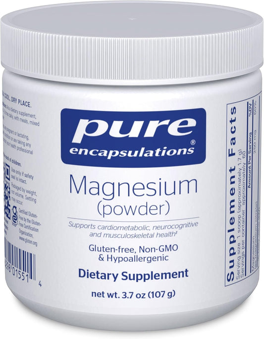 Pure Encapsulations Magnesium (Powder) - 3.7 Ounces